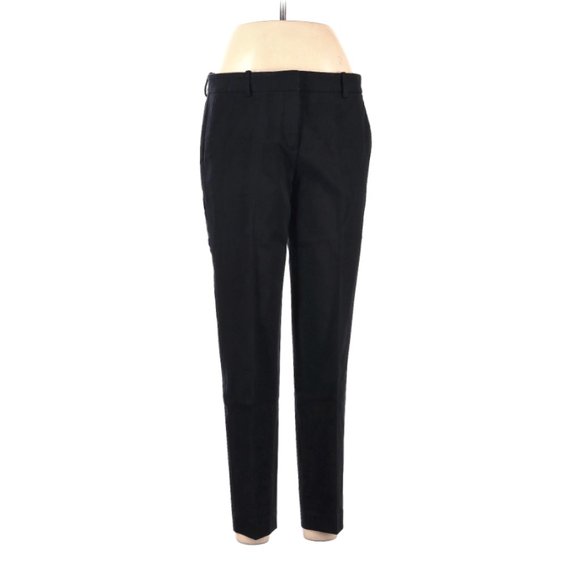 Theory Pants - Theory sz 8 Trecca *Measurements* Twill Cotton Pants Straight Leg Trouser